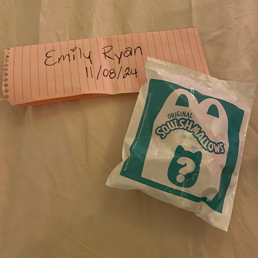 NWT 3” Fifi the Fox McDonald’s Exclusive Squishmallows Happy Meal plush toy 2023